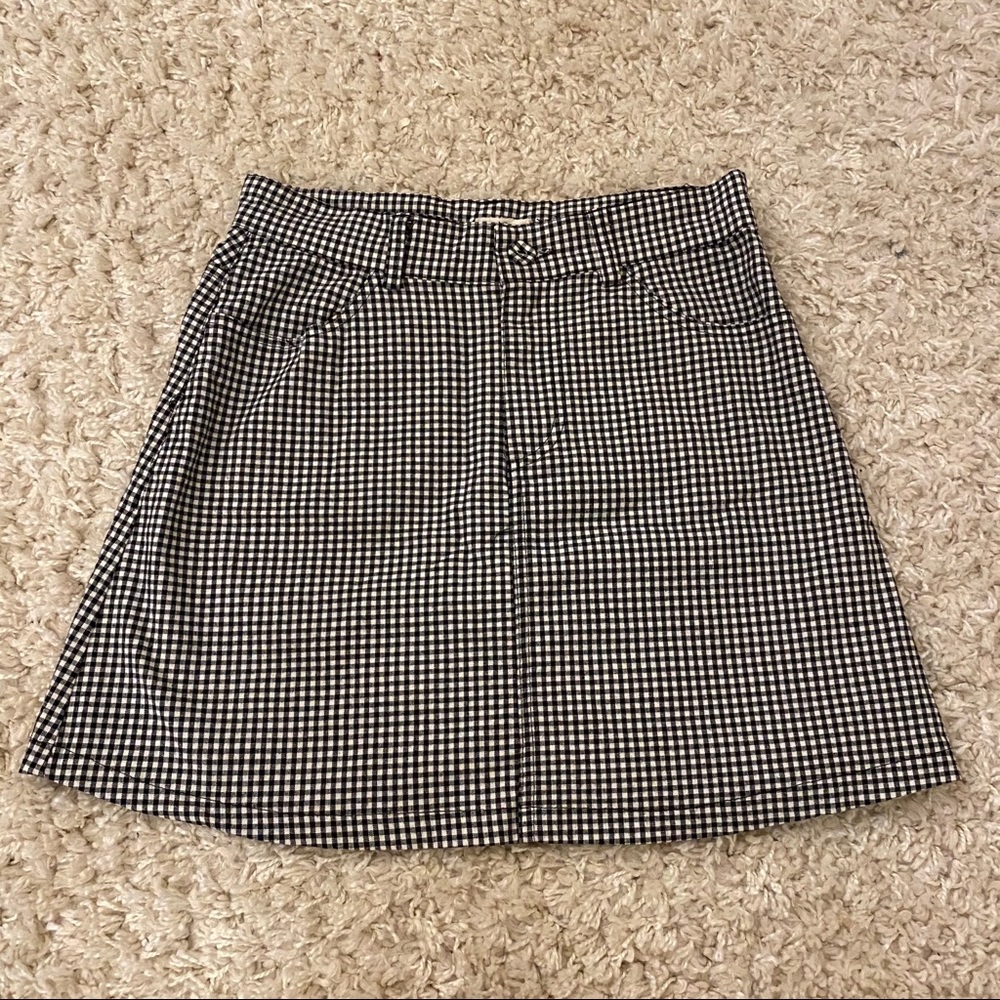 Brandy Melville Checkered Print Juliette Skirt
